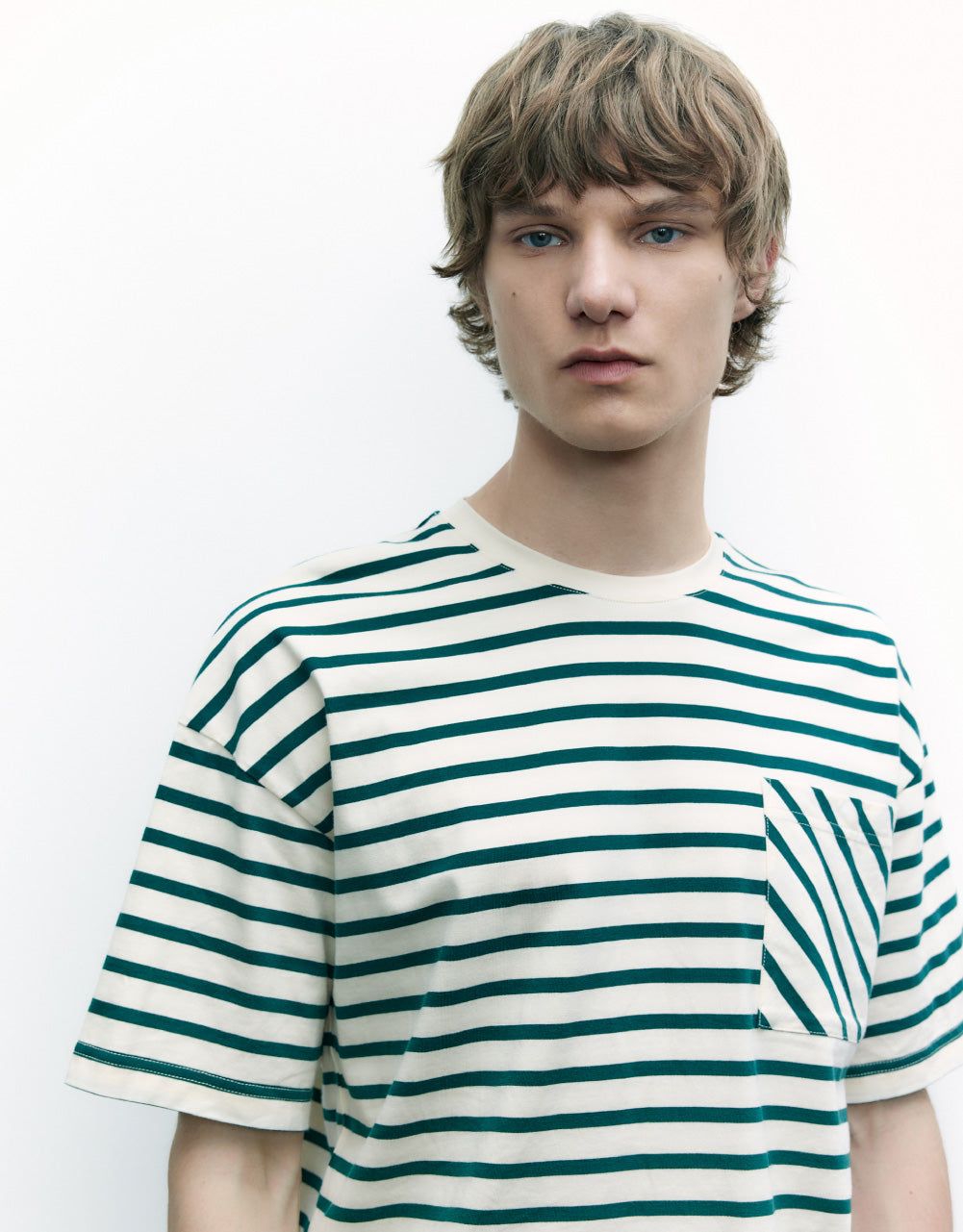 Striped Crew Neck T-Shirt sold by Urban Revivo product image thumbnail 5