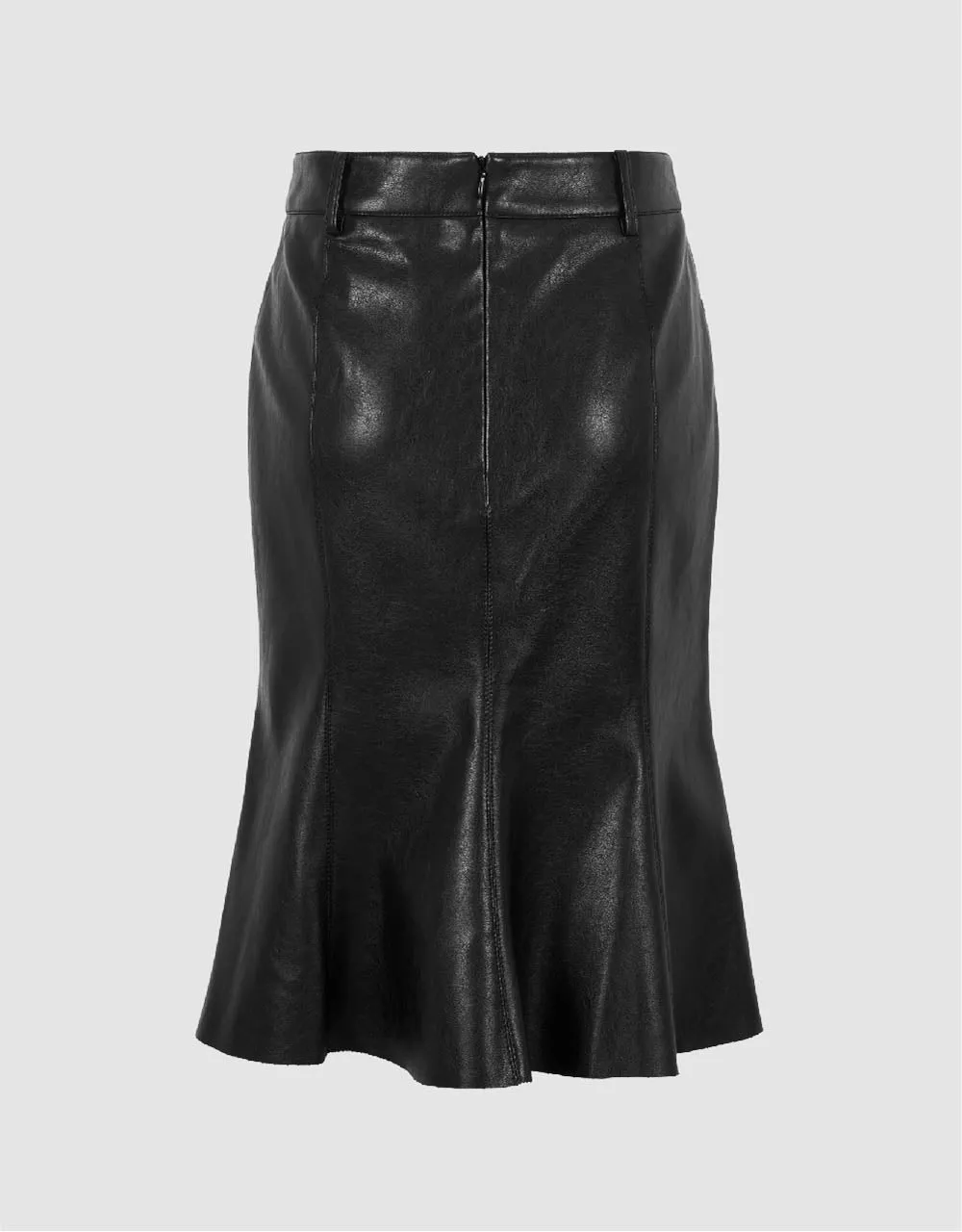 Vegan Leather Mini Fishtail Skirt sold by Urban Revivo product image thumbnail 3