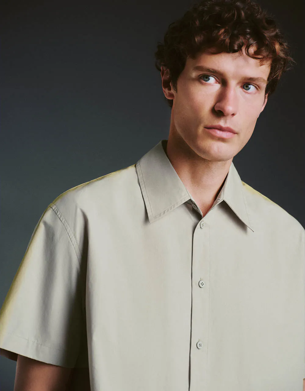 Button Up Oversized Shirt sold by Urban Revivo product image thumbnail 4