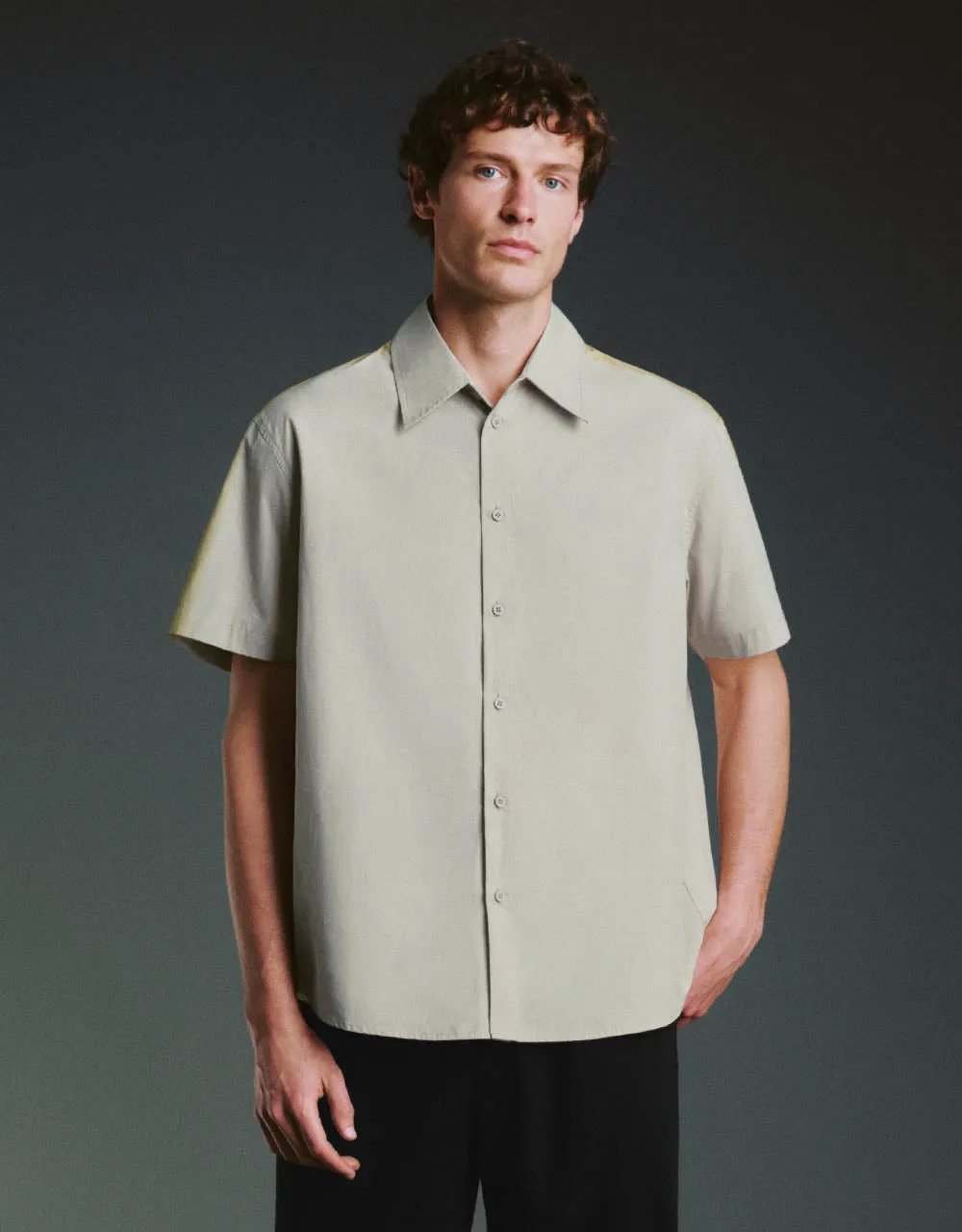 Button Up Oversized Shirt sold by Urban Revivo