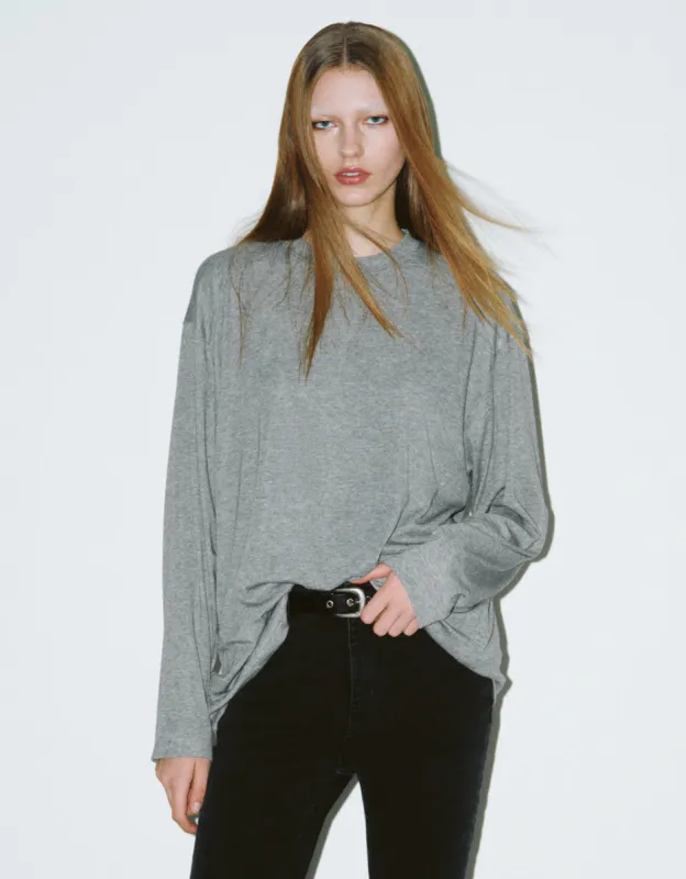 Drop Shoulder Sleeve T-Shirt sold by Urban Revivo