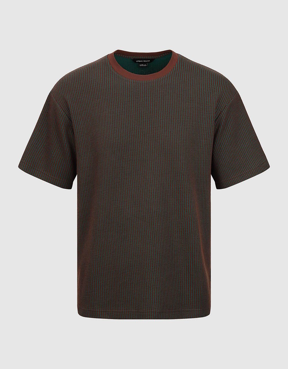 Crew Neck Knitted T-Shirt sold by Urban Revivo product image thumbnail 2