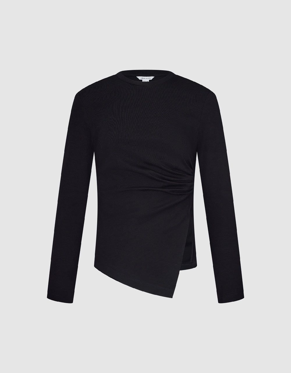 Split Hem Crew Neck Sweatshirt sold by Urban Revivo product image thumbnail 2