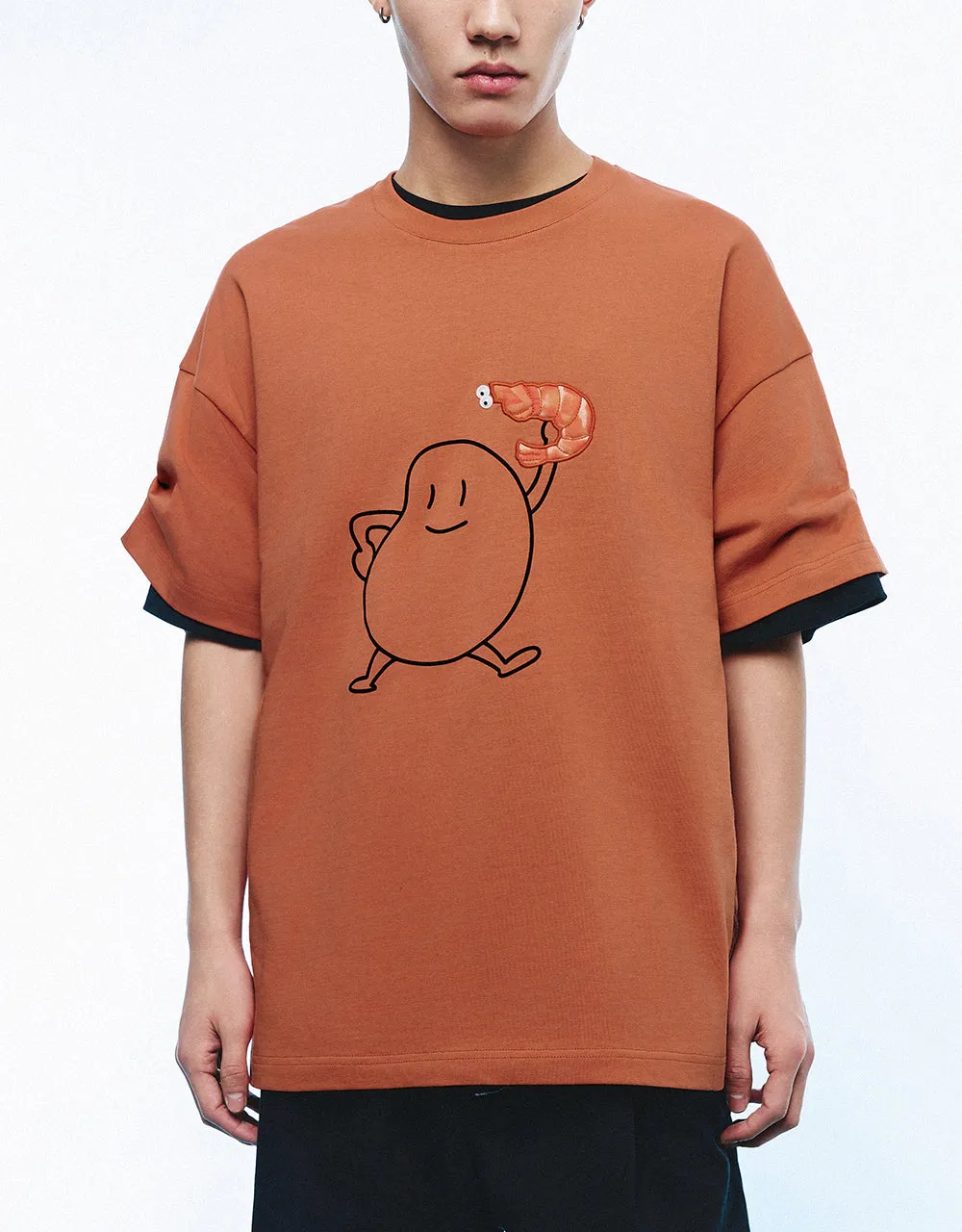 Printed Loose T-Shirt sold by Urban Revivo product image thumbnail 2
