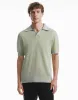 Lapel Knitted T-Shirt sold by Urban Revivo