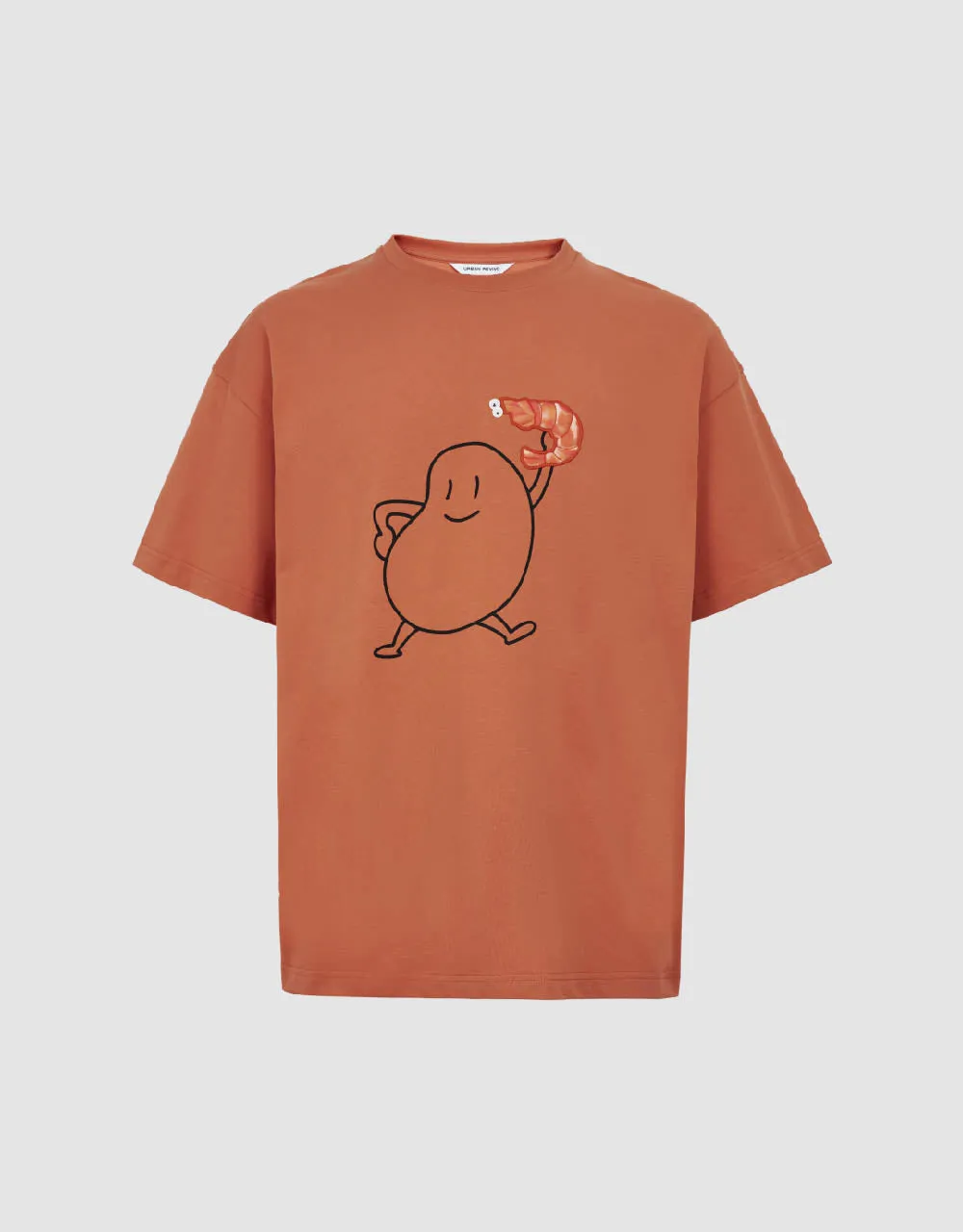 Printed Loose T-Shirt sold by Urban Revivo