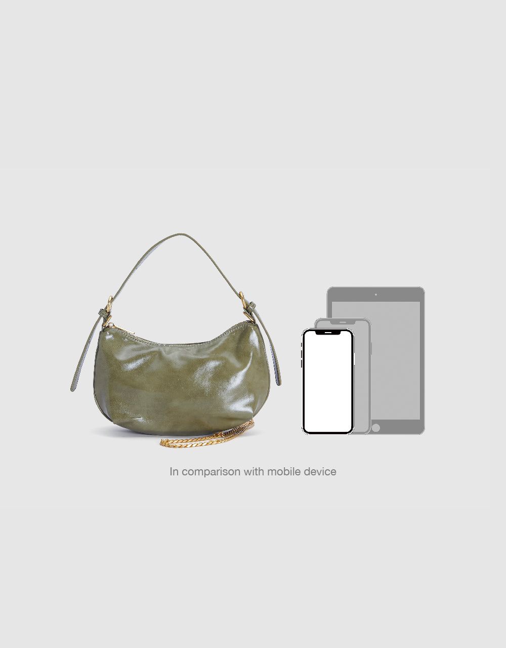 Vegan Leather Shoulder Bag sold by Urban Revivo product image thumbnail 2
