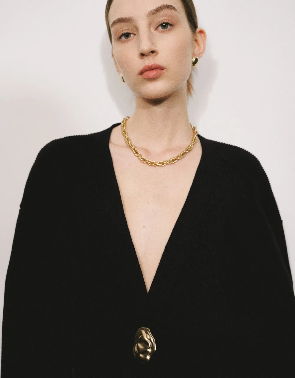 V-Neck Knitted Cardigan sold by Urban Revivo product image thumbnail 5