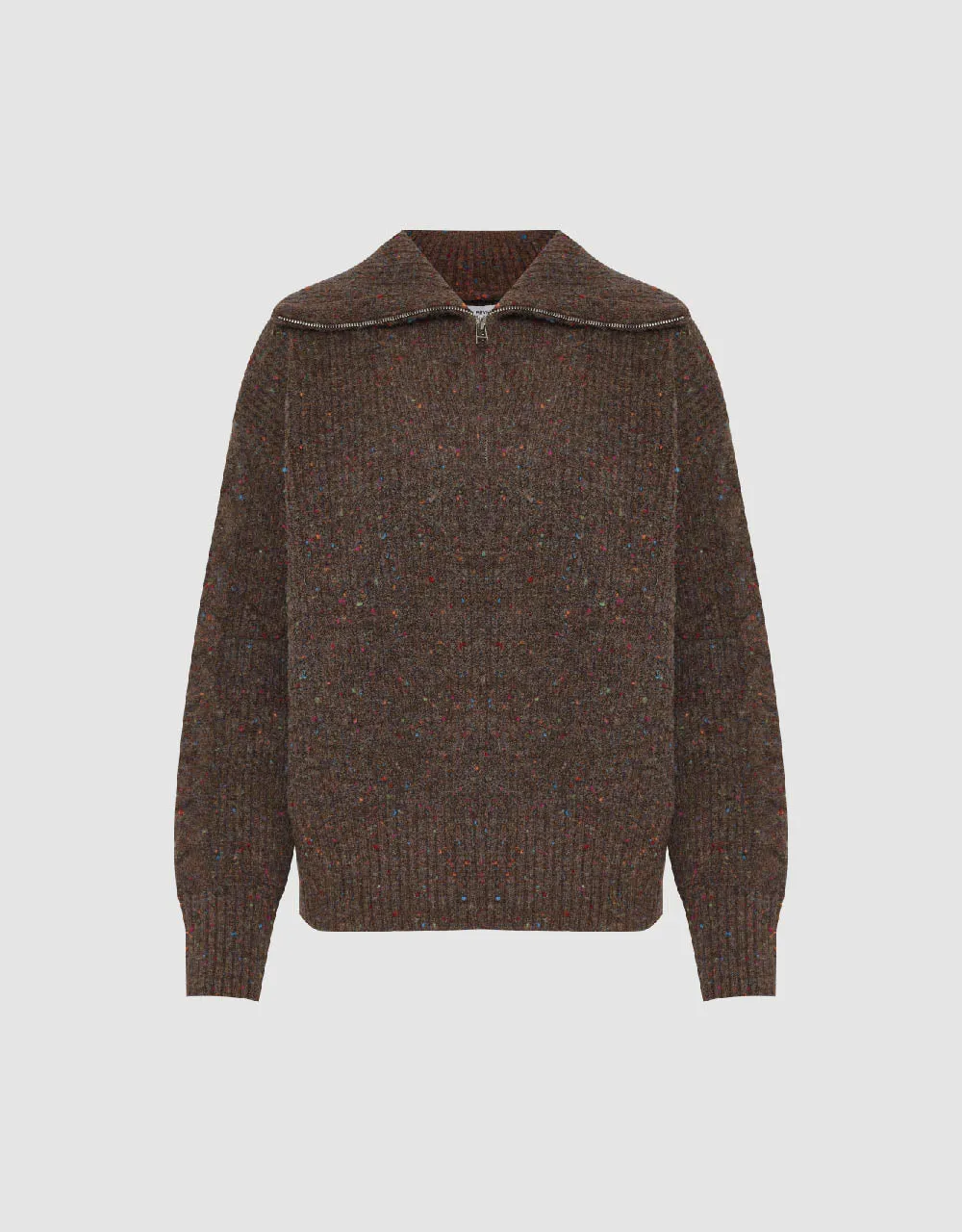 Zip Half Placket Oversized Sweater sold by Urban Revivo product image thumbnail 2