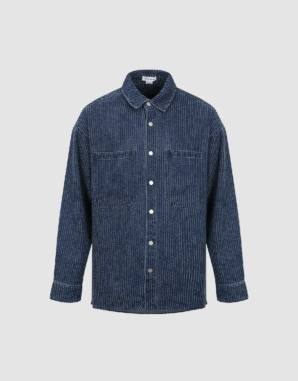 Pressed Button Denim Shirt sold by Urban Revivo product image thumbnail 2