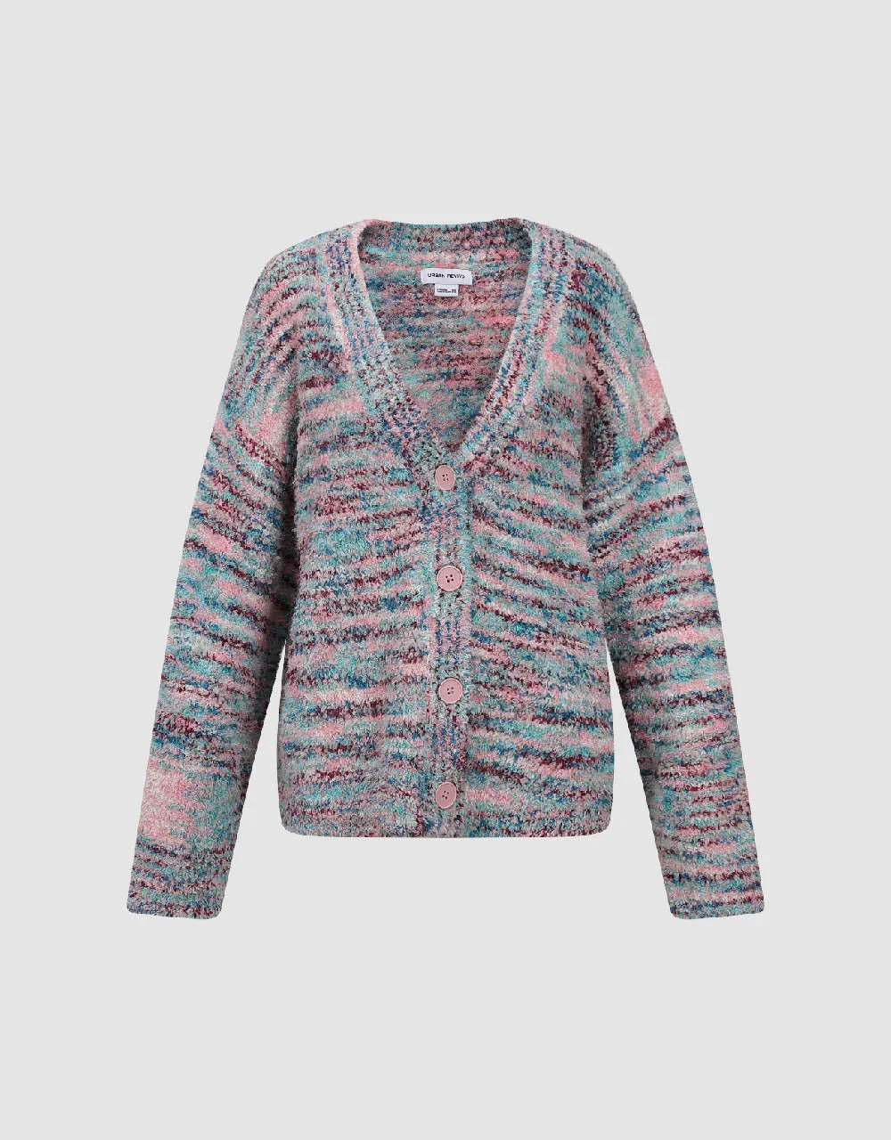 Drop Shoulder Sleeve Knitted Cardigan sold by Urban Revivo product image thumbnail 2