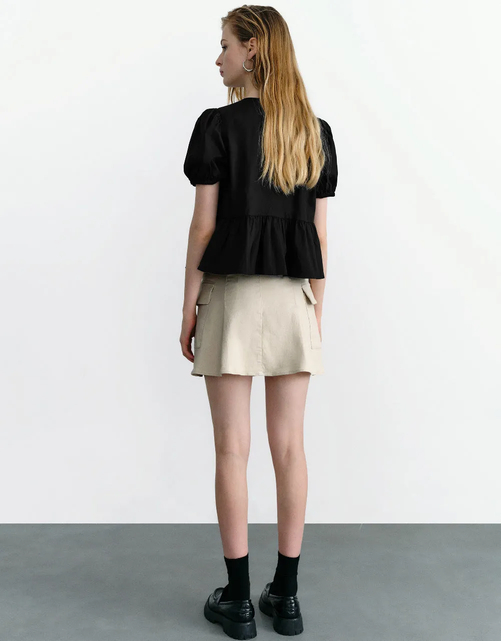 Crew Neck Overhead Shirt sold by Urban Revivo product image thumbnail 4