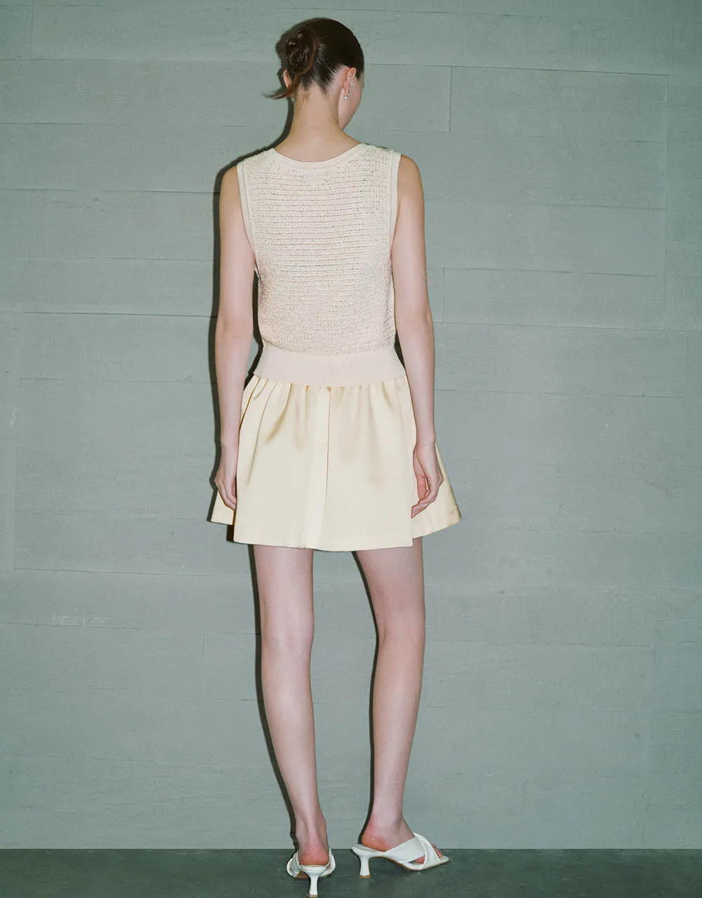 Crew Neck Knitted Tank Top sold by Urban Revivo product image thumbnail 5