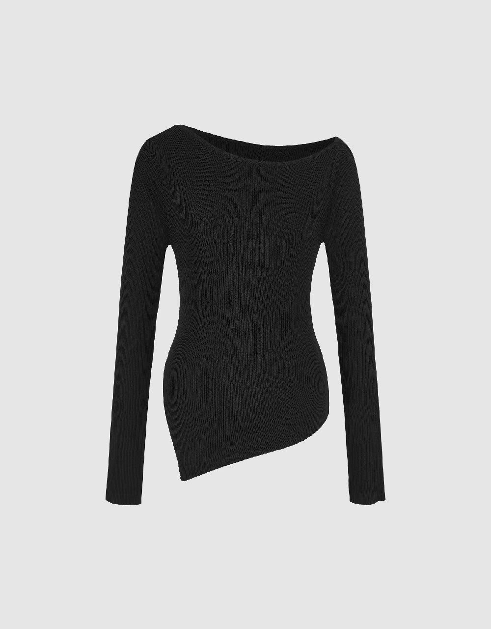 One Shoulder Knitted T-Shirt sold by Urban Revivo product image thumbnail 2