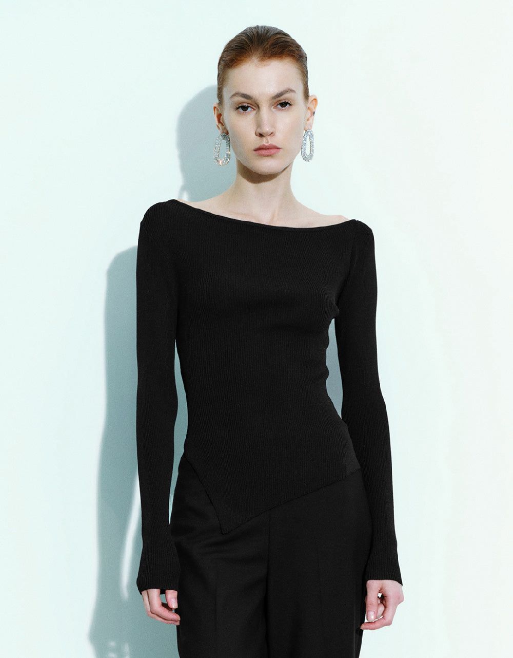 One Shoulder Knitted T-Shirt sold by Urban Revivo