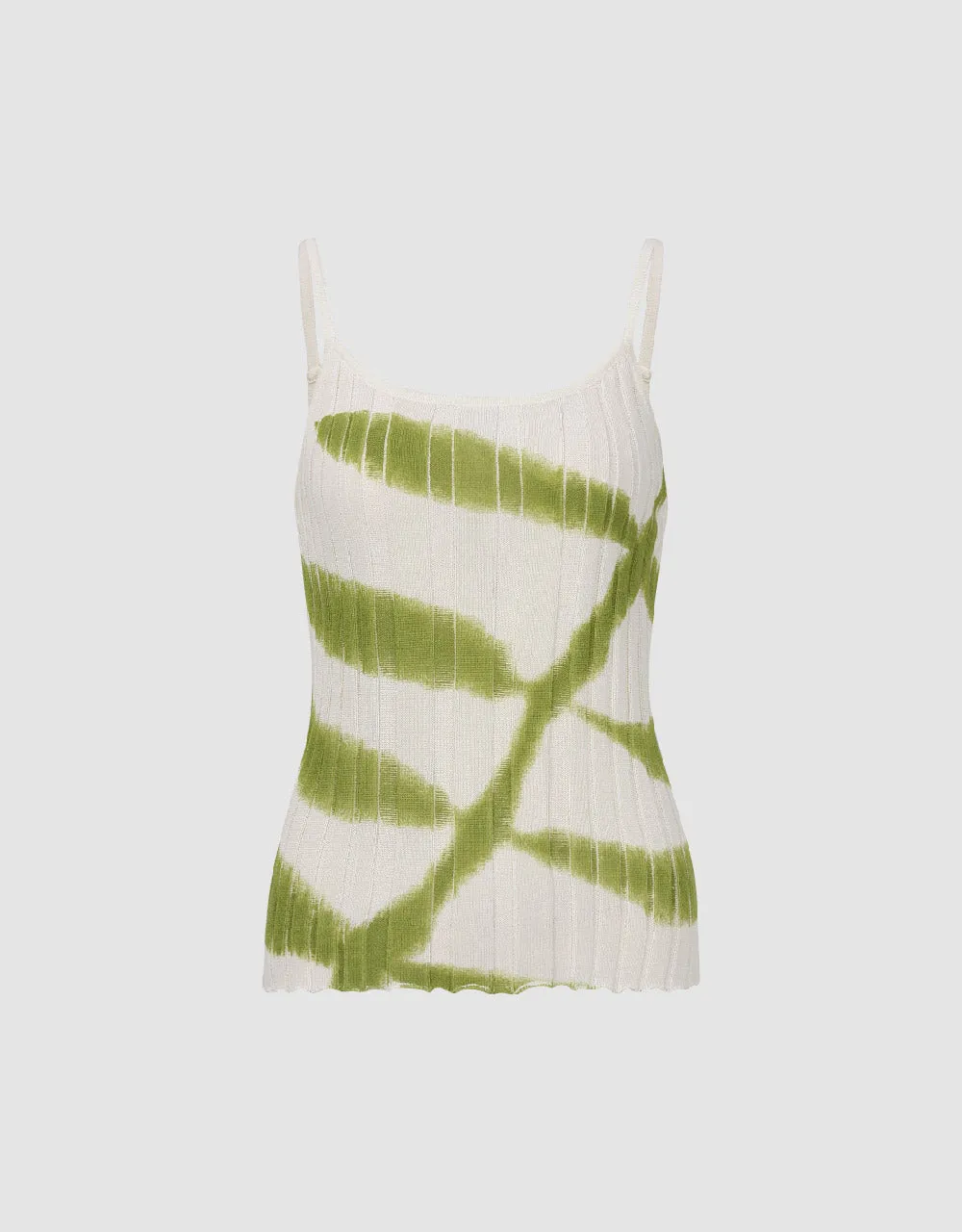 Square-cut Collar Knitted Cami Top sold by Urban Revivo product image thumbnail 4