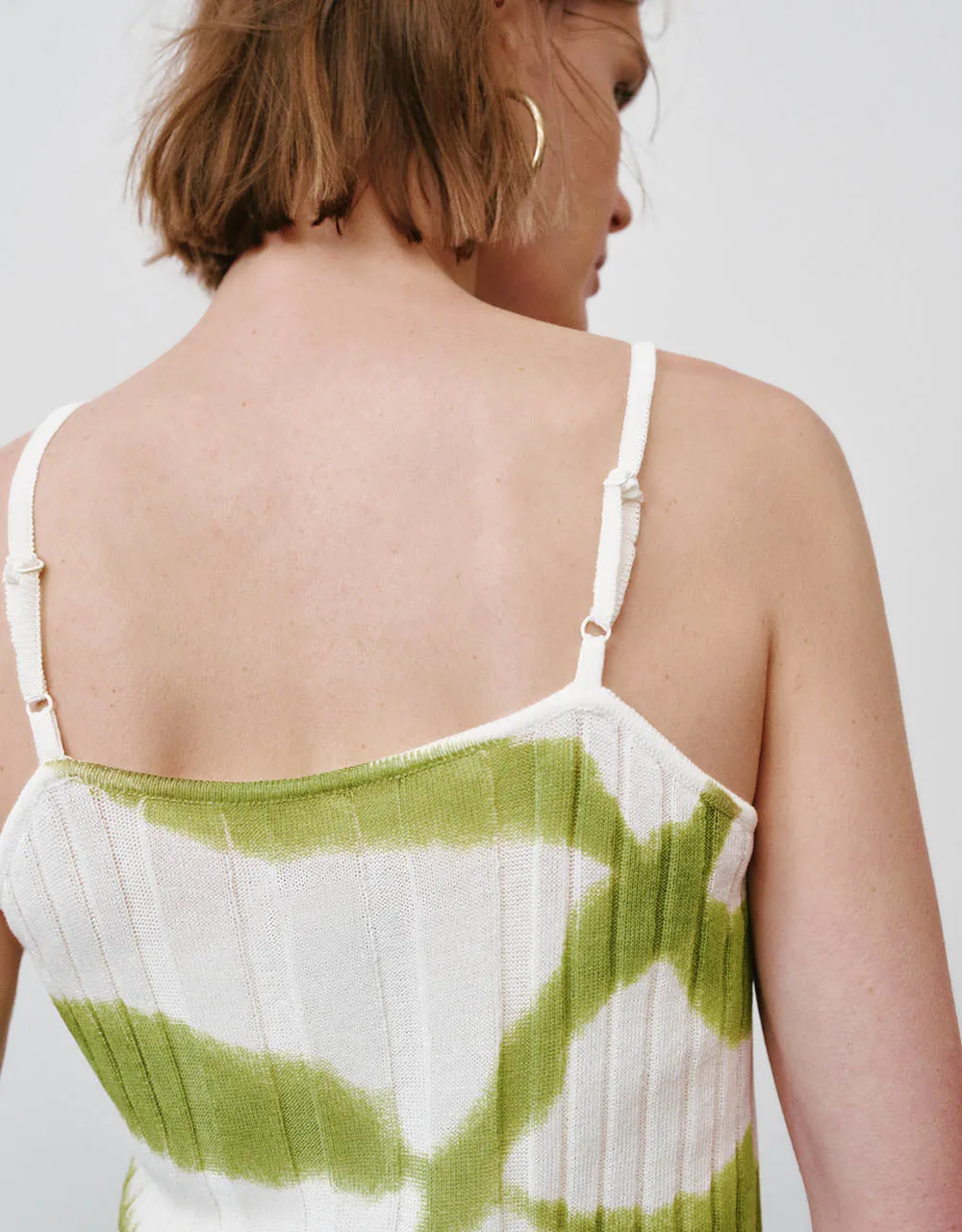 Square-cut Collar Knitted Cami Top sold by Urban Revivo product image thumbnail 3