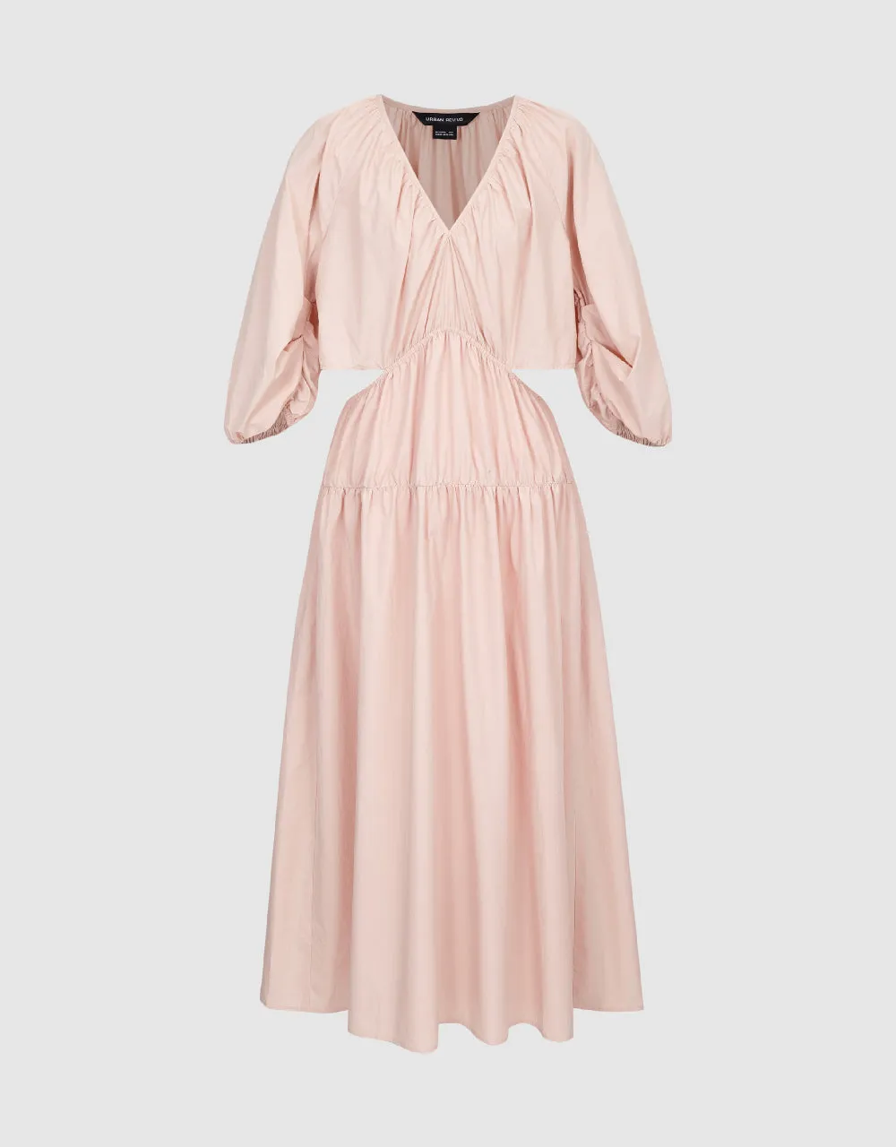 Cut-Out V-Neck Skater Dress sold by Urban Revivo product image thumbnail 2