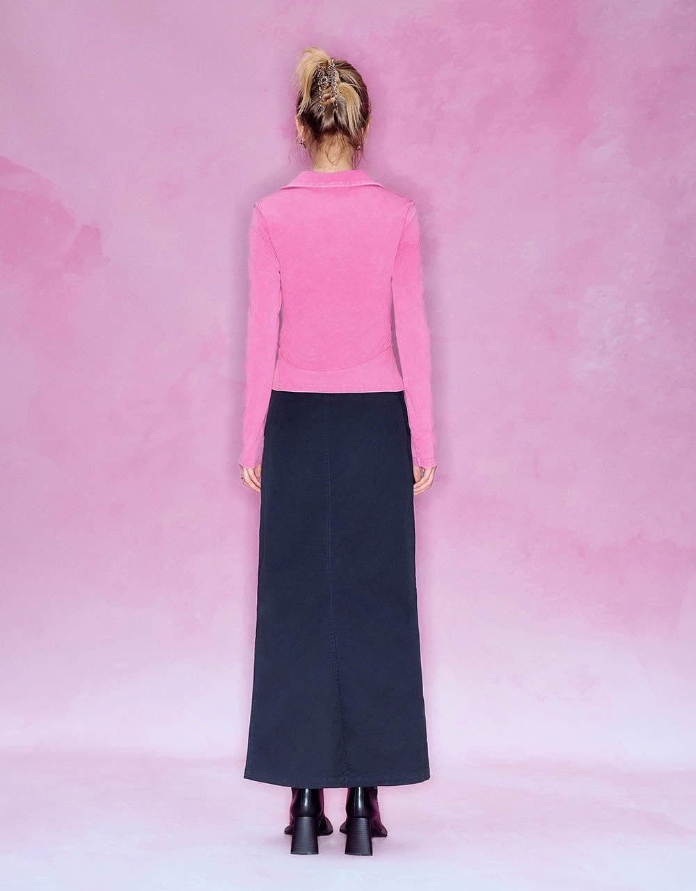 Multi-Pocket Maxi Straight Skirt sold by Urban Revivo product image thumbnail 5