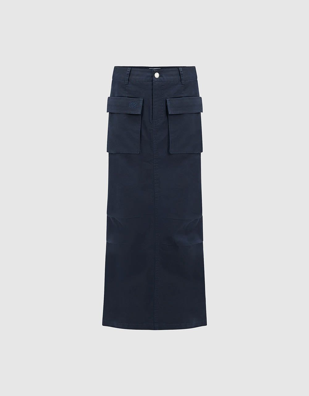 Multi-Pocket Maxi Straight Skirt sold by Urban Revivo