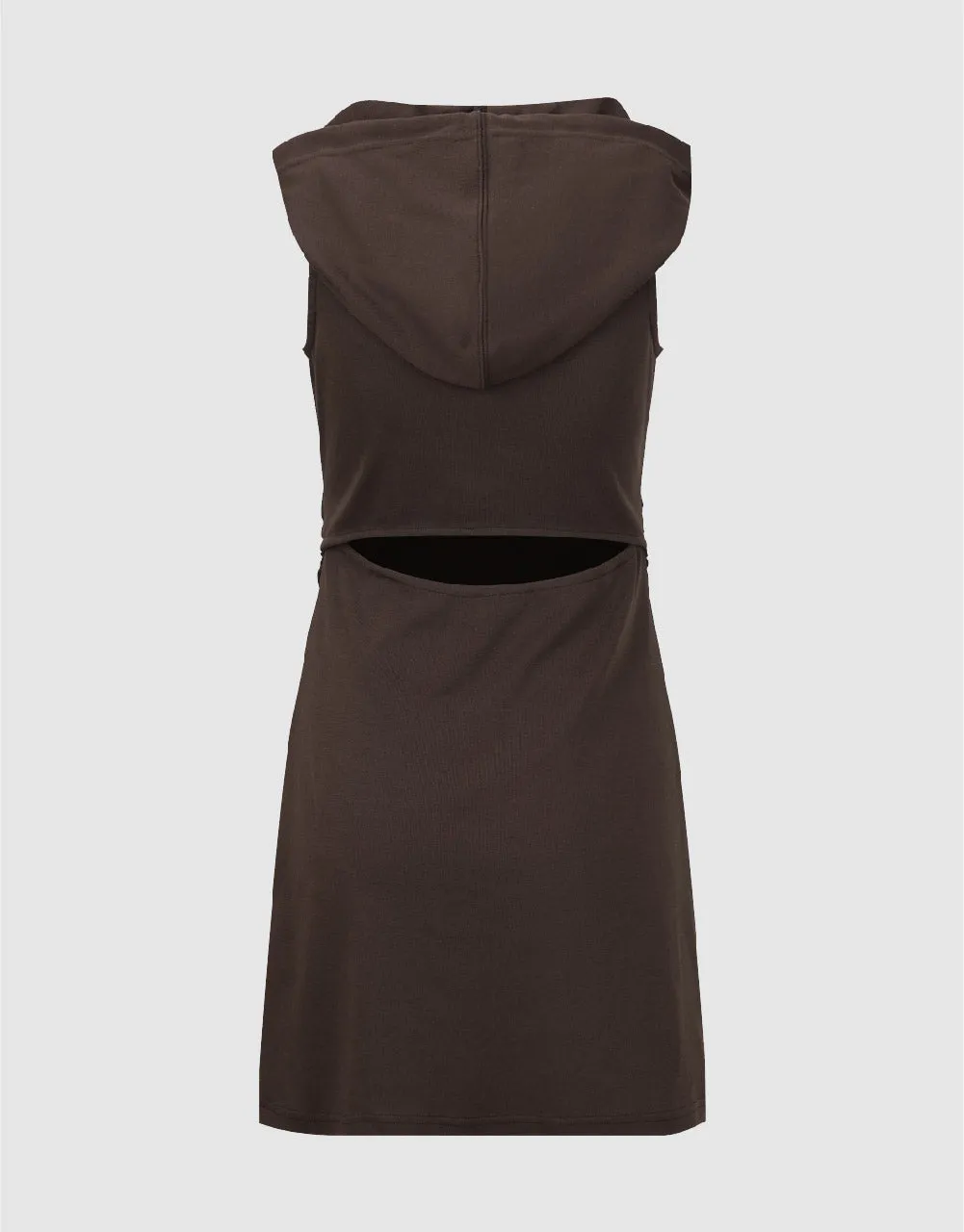 Sleeveless Hooded Straight Dress sold by Urban Revivo product image thumbnail 5