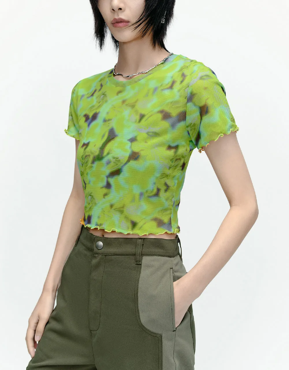Skinny T-Shirt sold by Urban Revivo product image thumbnail 3