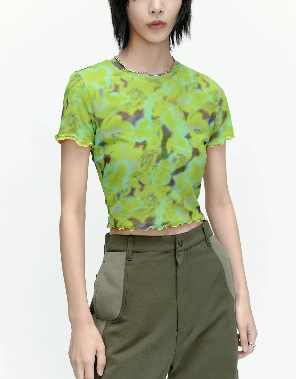 Skinny T-Shirt sold by Urban Revivo product image thumbnail 2