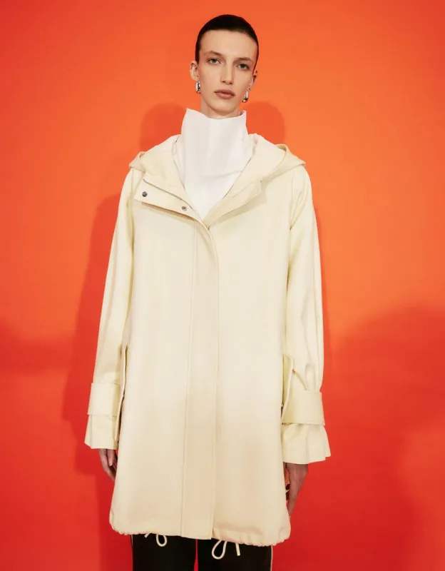 Hooded Long Coat sold by Urban Revivo