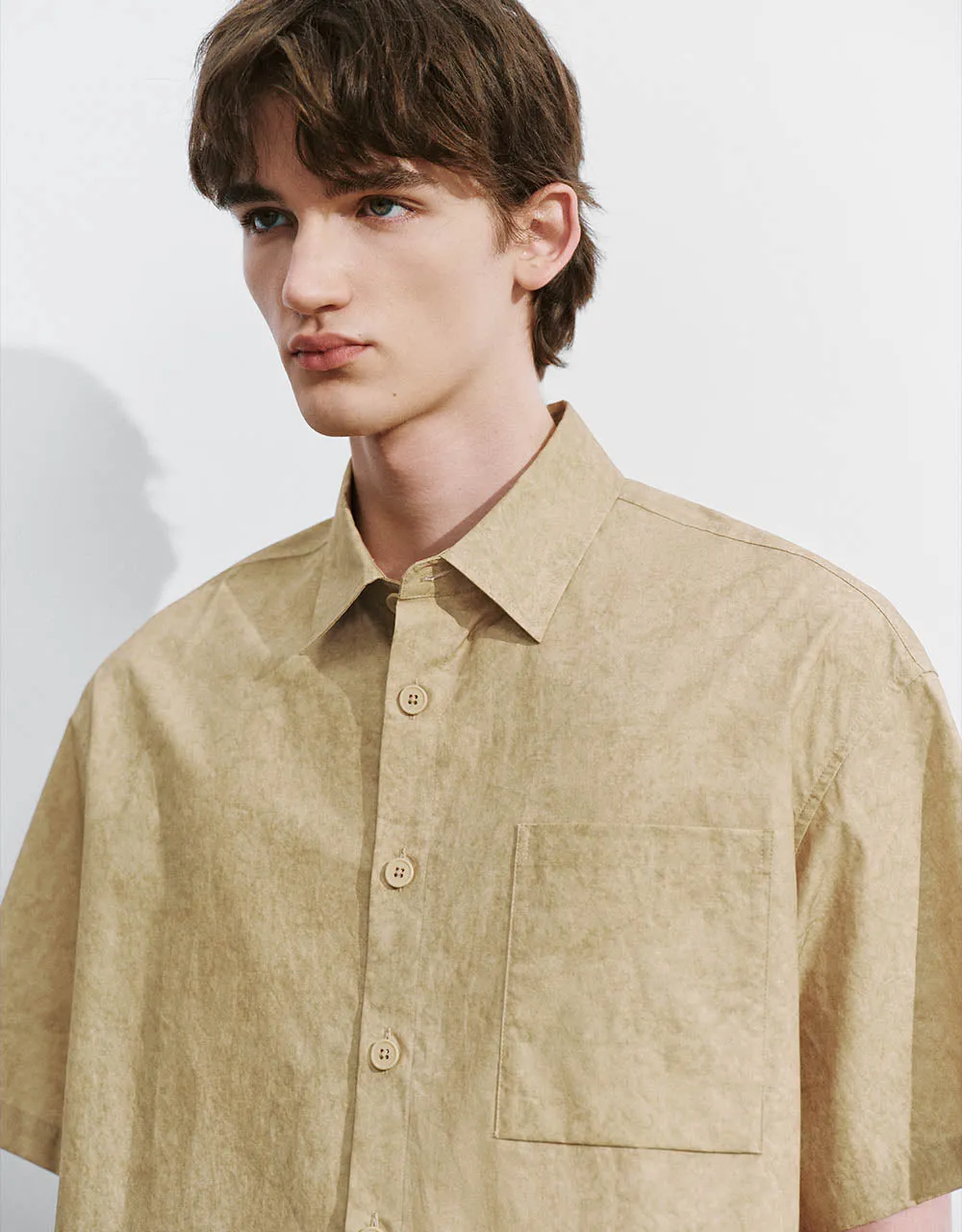 Button Up Loose Shirt sold by Urban Revivo product image thumbnail 4