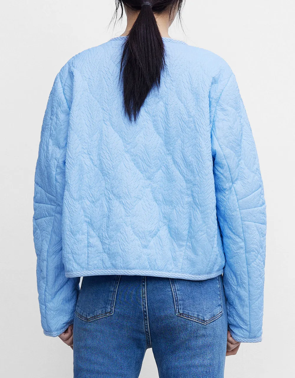 Textured Contrast Tim Winter Coat sold by Urban Revivo product image thumbnail 5