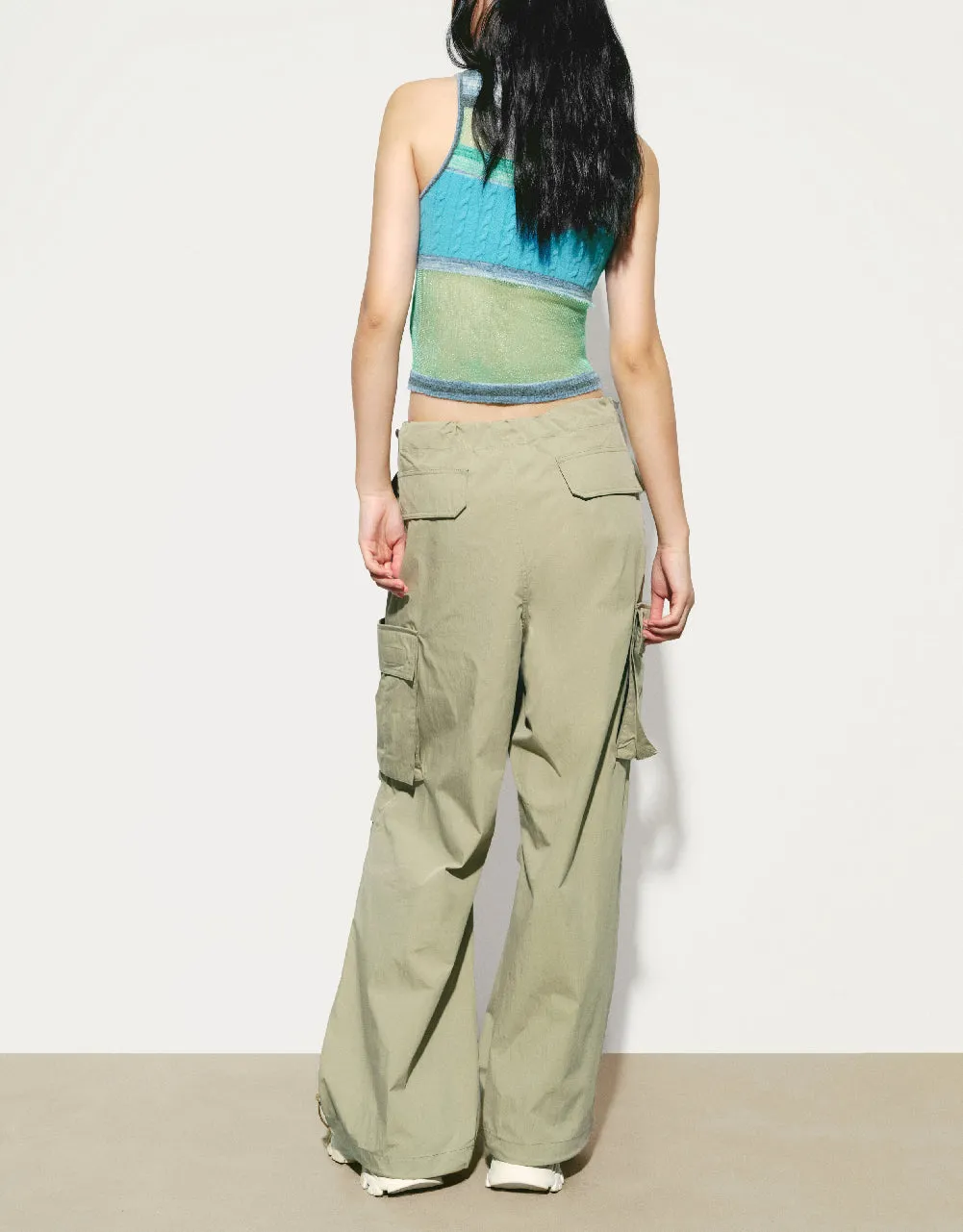 Turtle Neck Knitted Tank Top sold by Urban Revivo product image thumbnail 4
