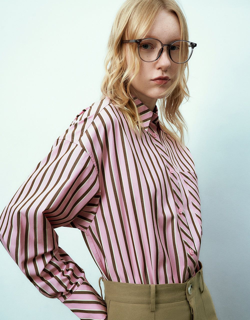 Striped Button Up Shirt sold by Urban Revivo product image thumbnail 3