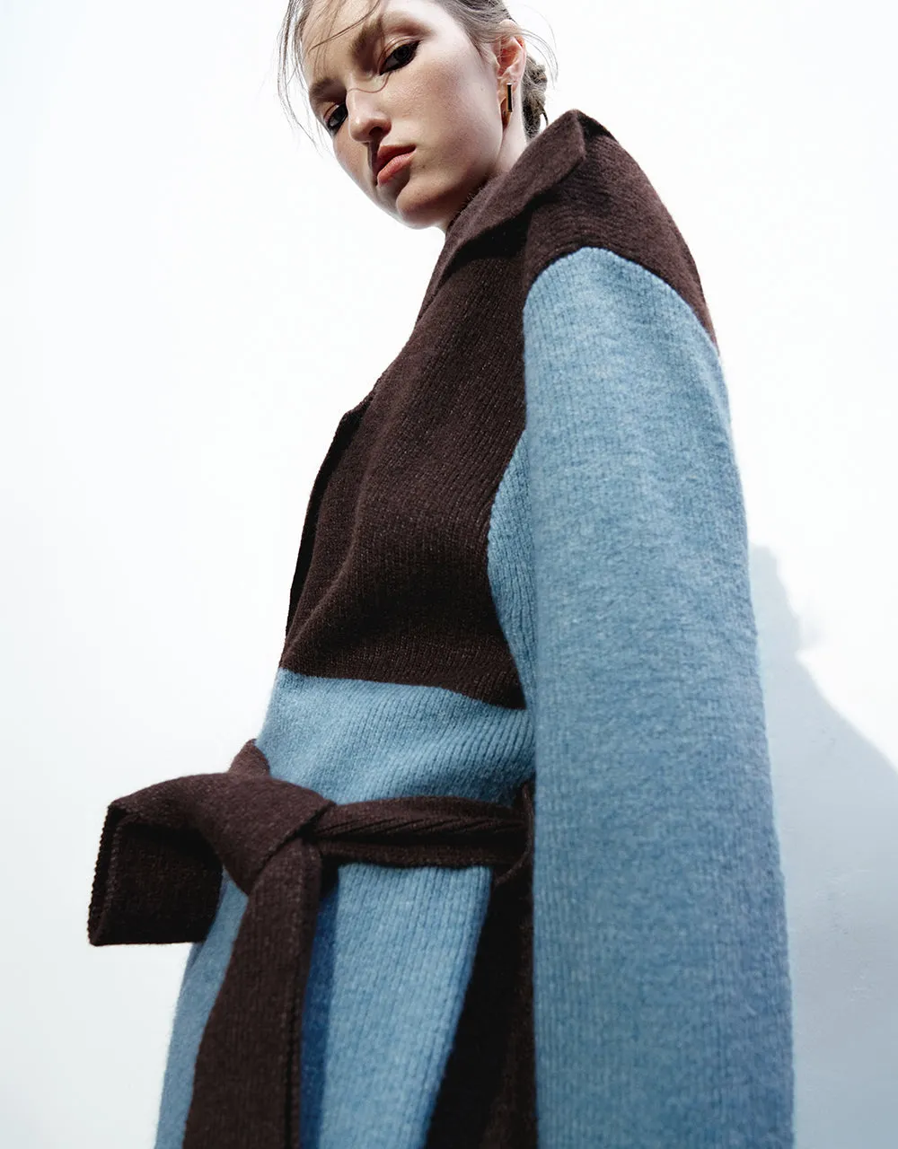 Colorblocks Knitted Cardigan sold by Urban Revivo product image thumbnail 5