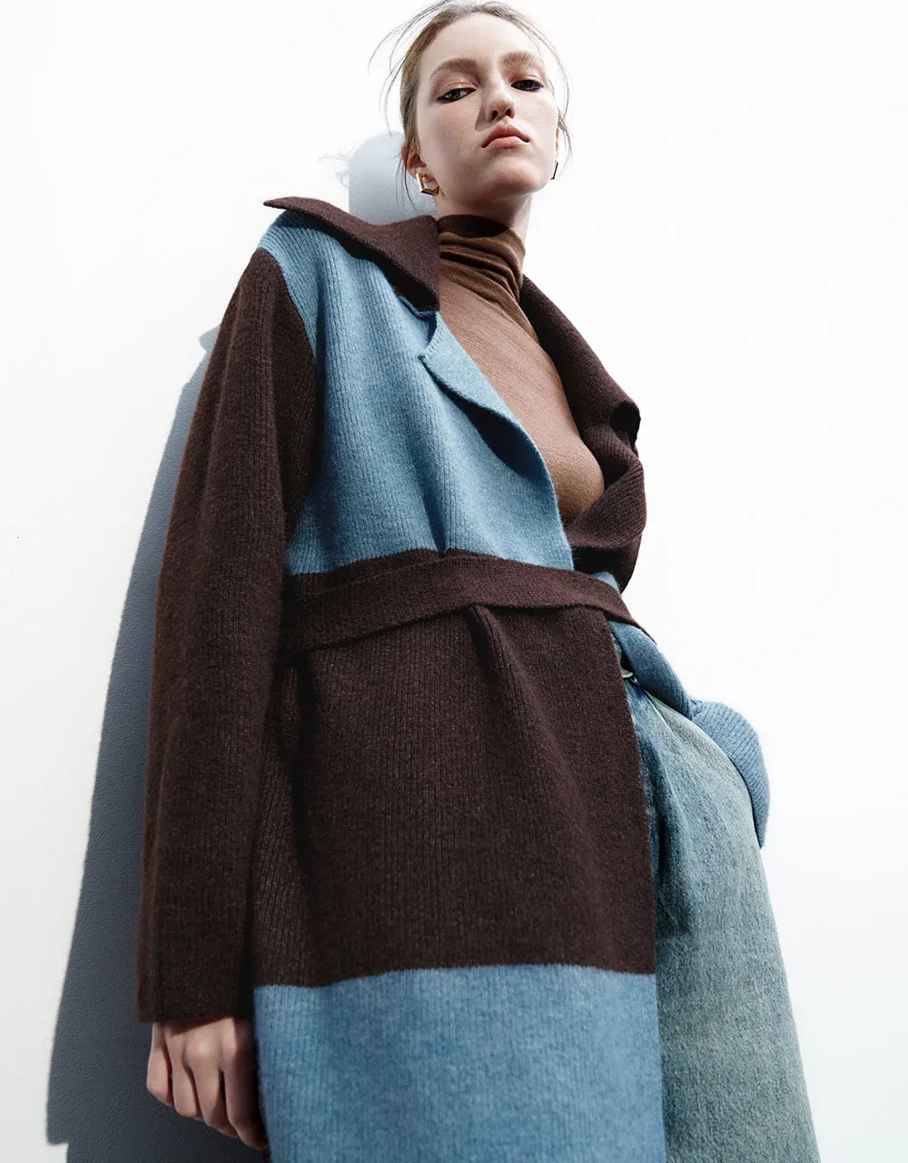 Colorblocks Knitted Cardigan sold by Urban Revivo product image thumbnail 3