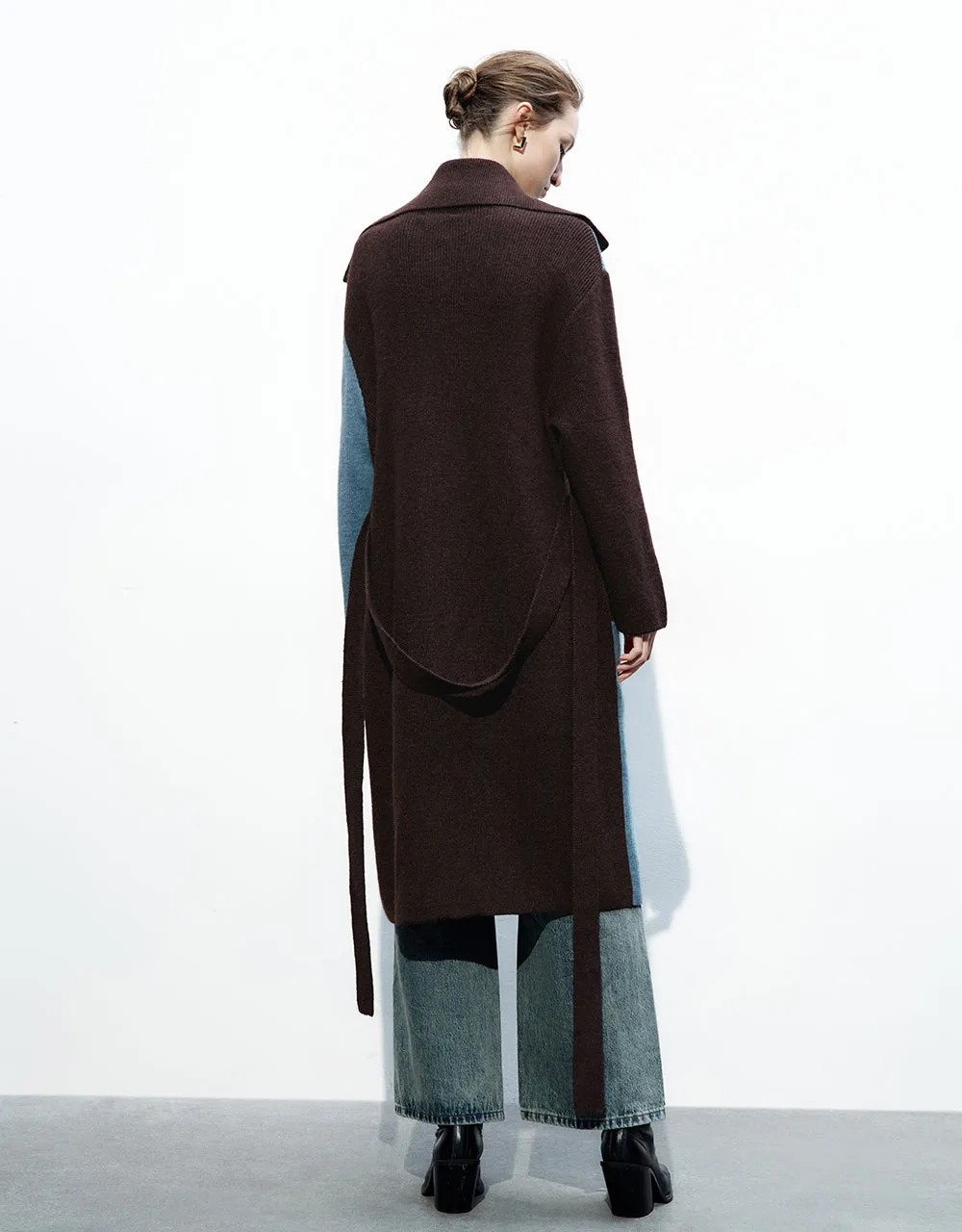 Colorblocks Knitted Cardigan sold by Urban Revivo product image thumbnail 4