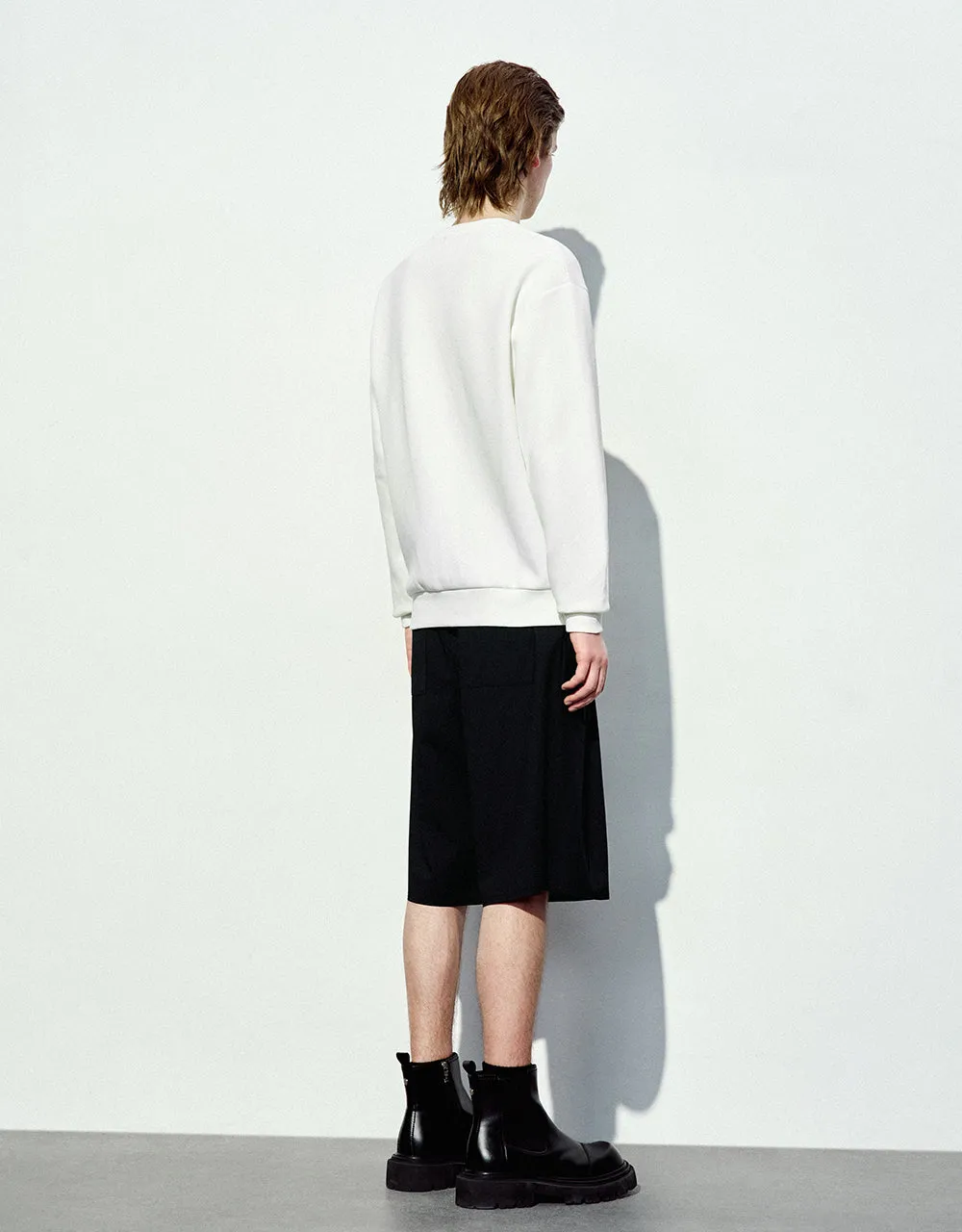 Flower Embosseed Sweatshirt sold by Urban Revivo product image thumbnail 5