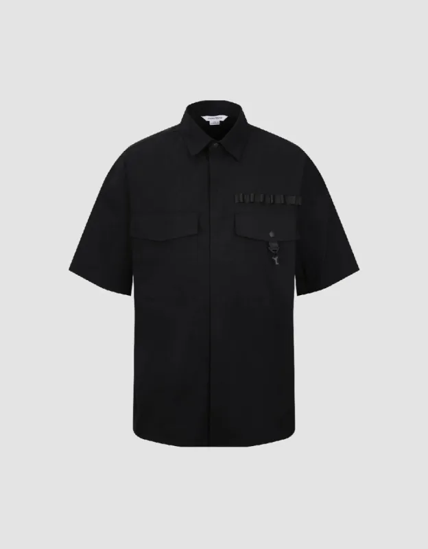 Drop Shoulder Sleeve Oversized Shirt sold by Urban Revivo