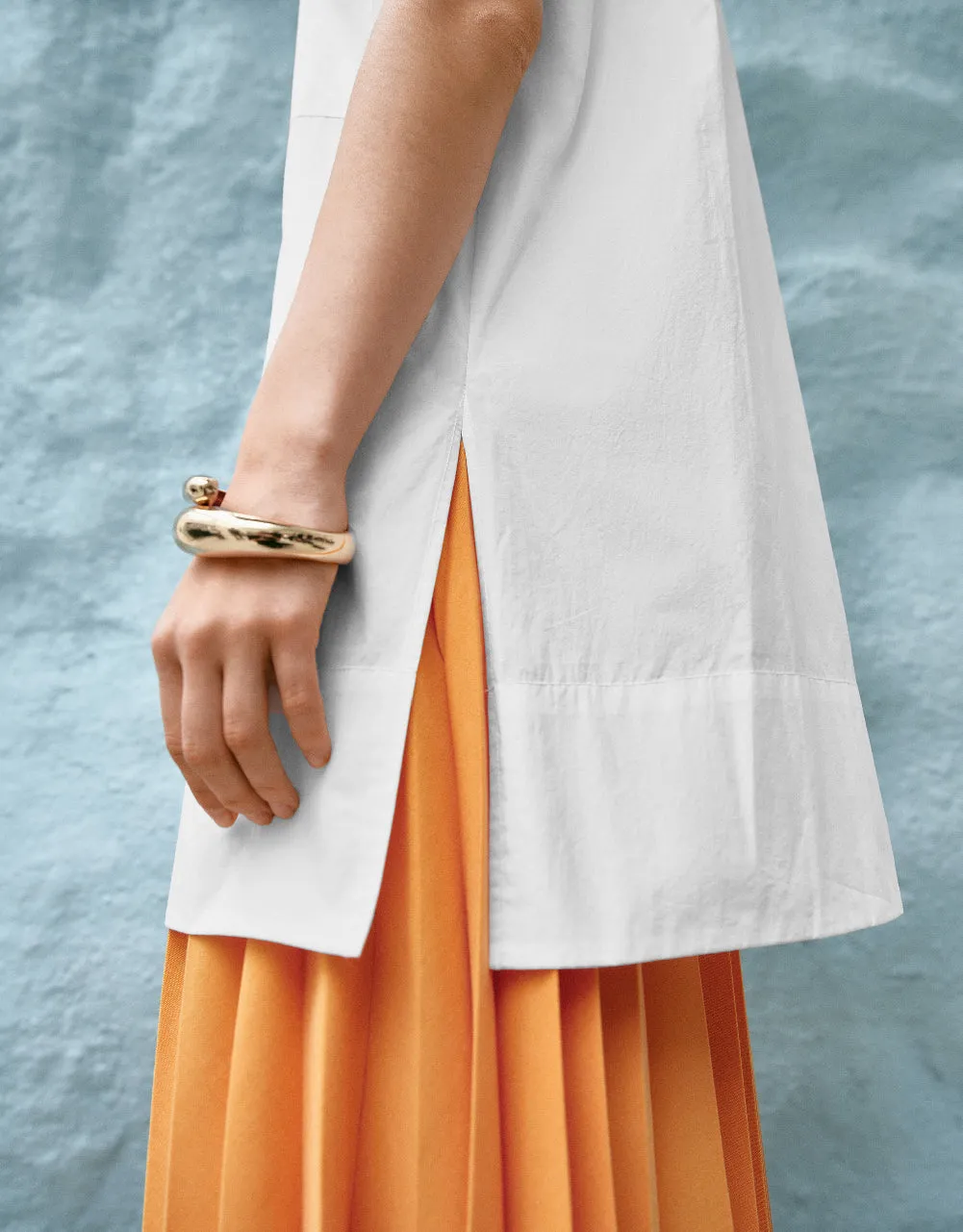 Sleeveless Button Up Shirt sold by Urban Revivo product image thumbnail 5