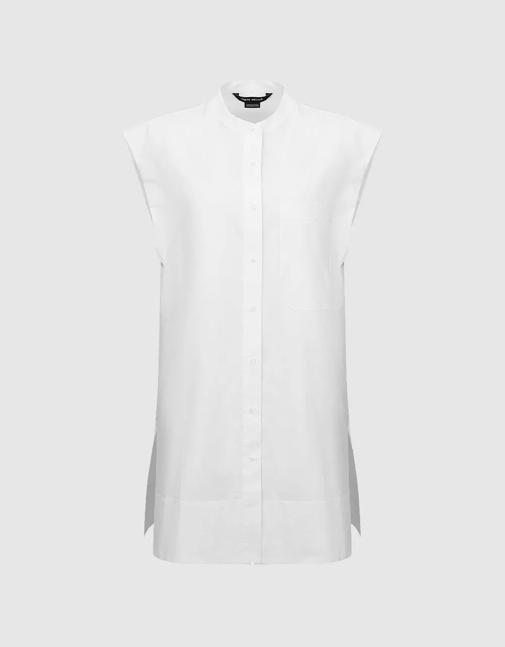 Sleeveless Button Up Shirt sold by Urban Revivo product image thumbnail 2