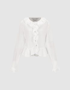 Ruffle Lapel Shirt sold by Urban Revivo
