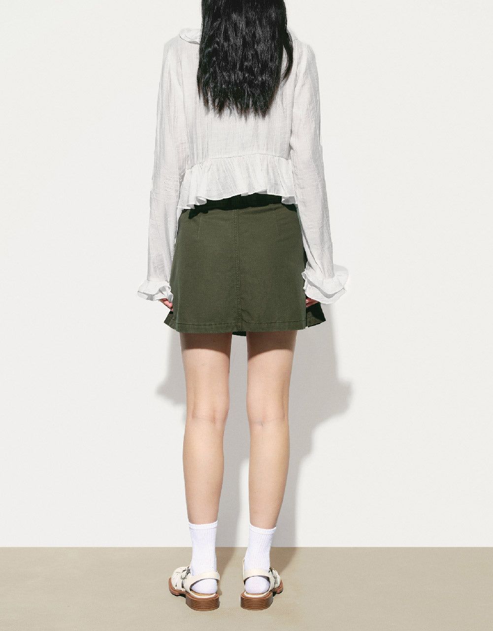 Ruffle Lapel Shirt sold by Urban Revivo product image thumbnail 4