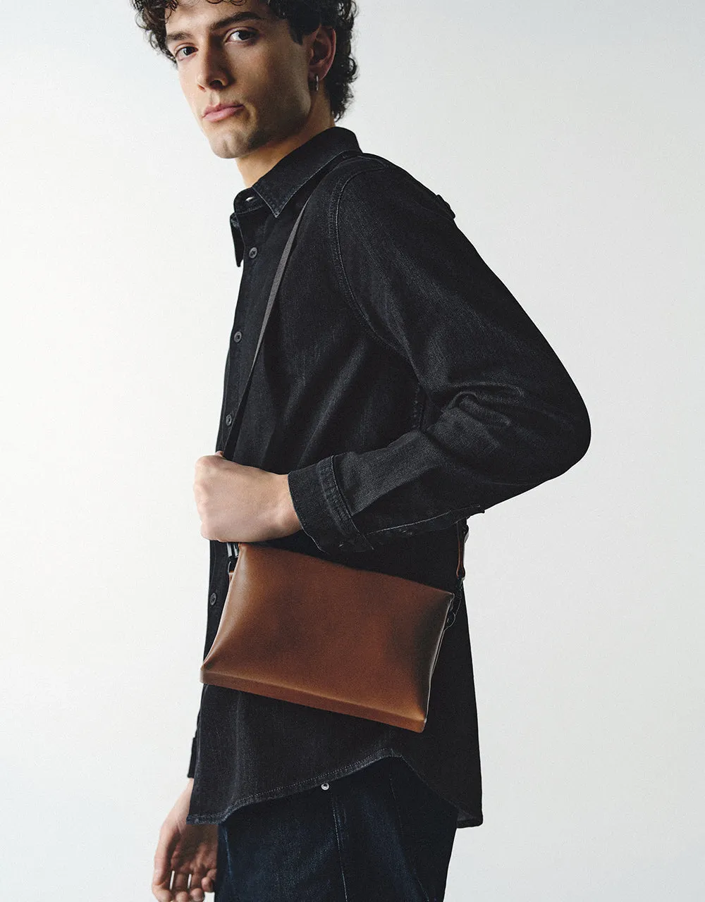 Button Up Loose Denim Shirt sold by Urban Revivo product image thumbnail 3