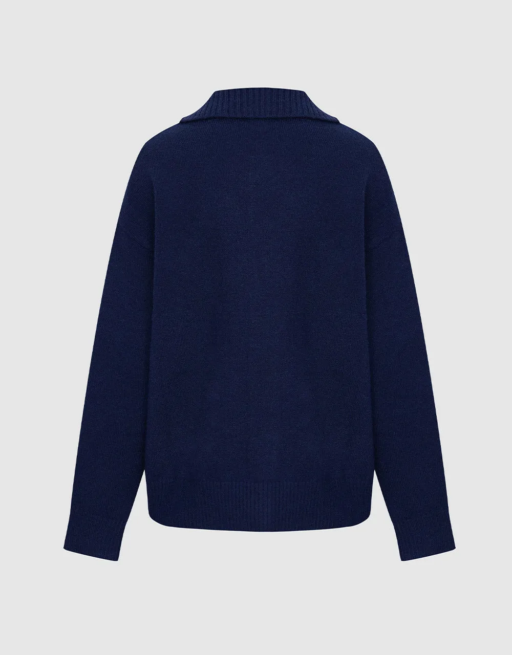 Argyle Patched Pocket Button Up Cardigan sold by Urban Revivo product image thumbnail 4