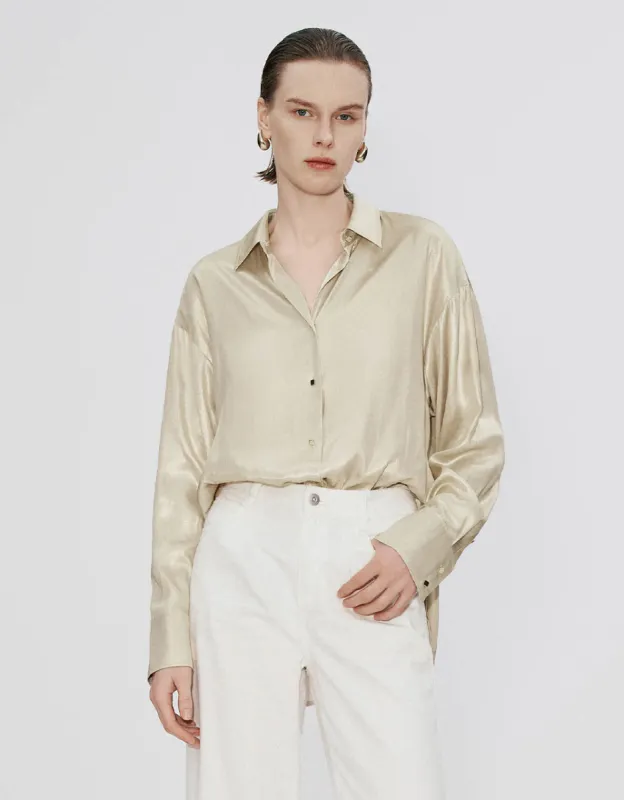 Button Up Straight Shirt sold by Urban Revivo