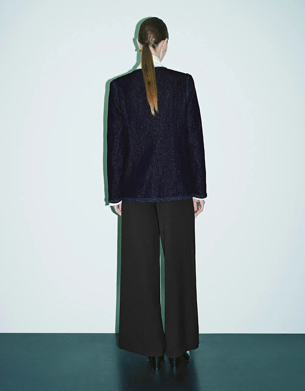Raw Trim Denim Jacket sold by Urban Revivo product image thumbnail 4