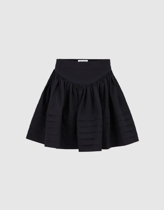 Textured Tiered Mini Skirt sold by Urban Revivo