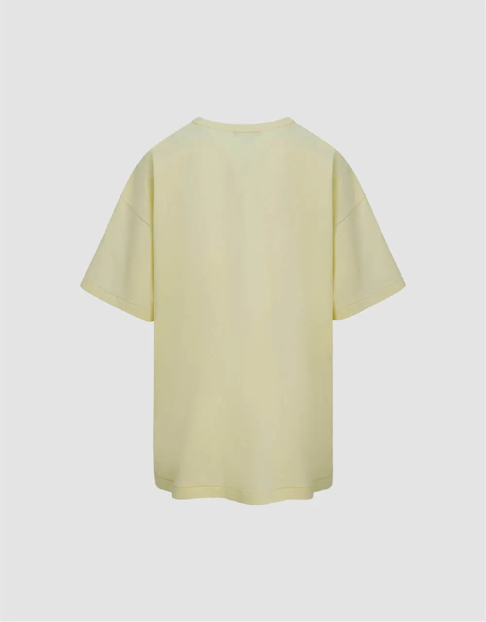 Letter Printed Crew Neck Loose T-Shirt sold by Urban Revivo product image thumbnail 5