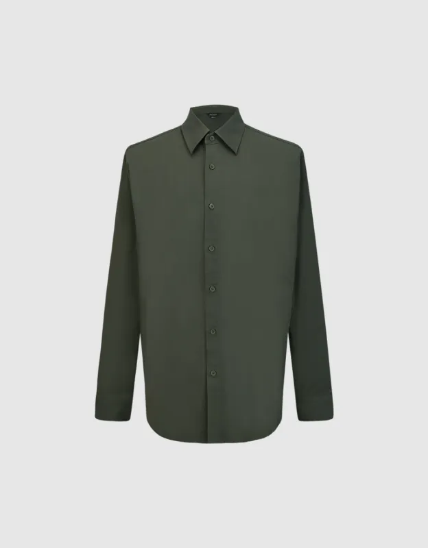 Button Up Straight Shirt sold by Urban Revivo