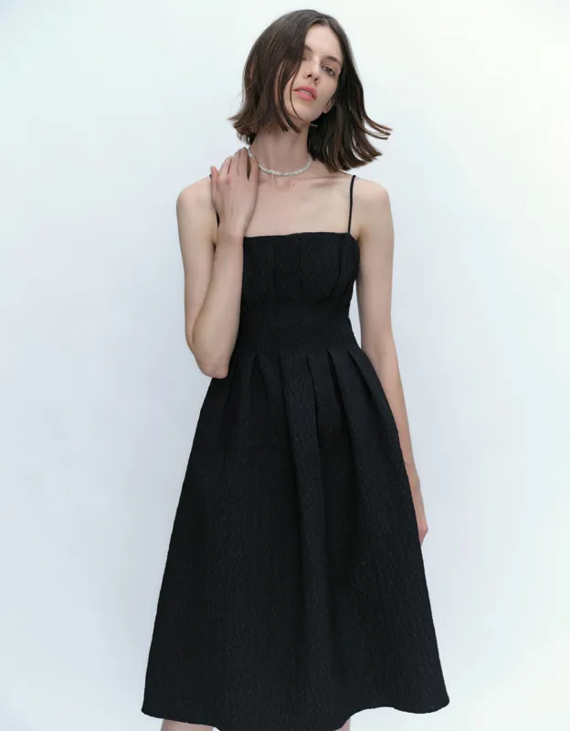 Square-cut Collar A-Line Cami Dress sold by Urban Revivo