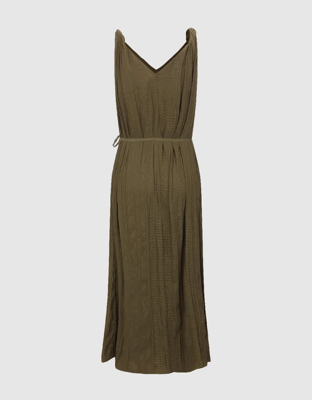 Sleeveless V-Neck A-Line Dress With Rope sold by Urban Revivo product image thumbnail 5